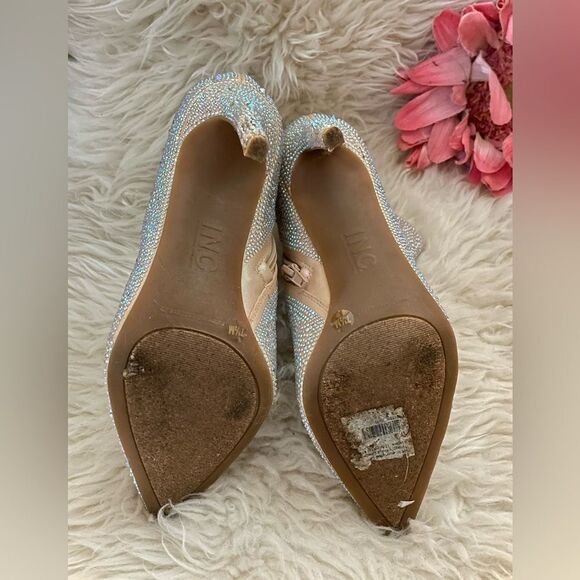 INC International Concepts Reisa 6 Bling Ankle Booties 7.5 - Picture 11 of 11